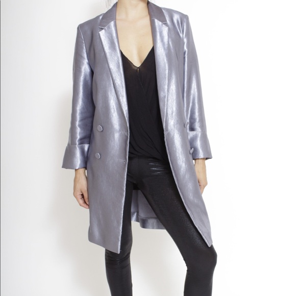 Silver TopShop Blazer! - Picture 3 of 6